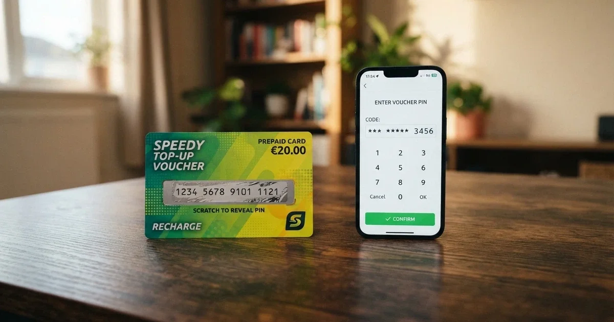 Barevný paysafecard kupón položený vedle chytrého telefonu s otevřenou pokladnou online kasina na displeji